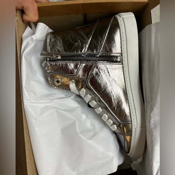 Zadig&Voltaire High flash sneakers in color gun. - Picture 3 of 4